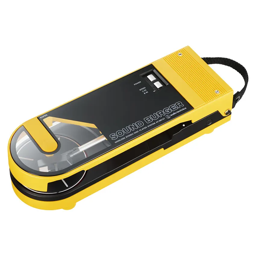 Bandeja Giradiscos Portátil Audio-Technica Sound Burger AT-SB727-YL con Bluetooth (Amarilla) Bandeja Giradiscos Portátil Audio-Technica Sound Burger AT-SB727-YL con Bluetooth (Amarilla)