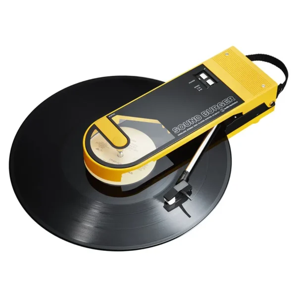 Bandeja Giradiscos Portátil Audio-Technica Sound Burger AT-SB727-YL con Bluetooth (Amarilla)