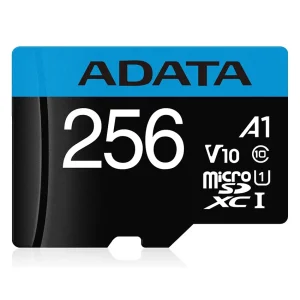 Tarjeta de Memoria ADATA Premier microSDXC/SDHC 256GB, U1, V10, A1, Clase 10, Adaptador