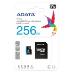 Tarjeta de Memoria ADATA Premier microSDXC/SDHC 256GB, U1, V10, A1, Clase 10, Adaptador
