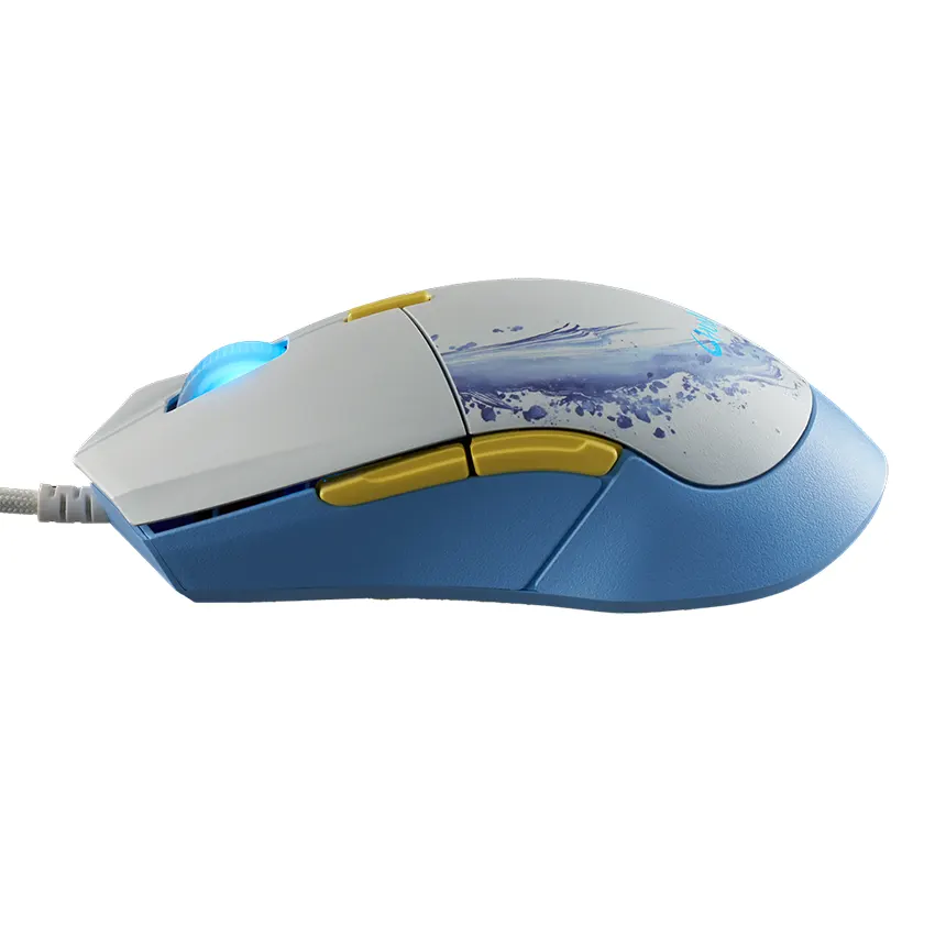 Mouse Cooler Master MM310 SF6 CHUN-LI, Gamer, USB, Blanco/Celeste