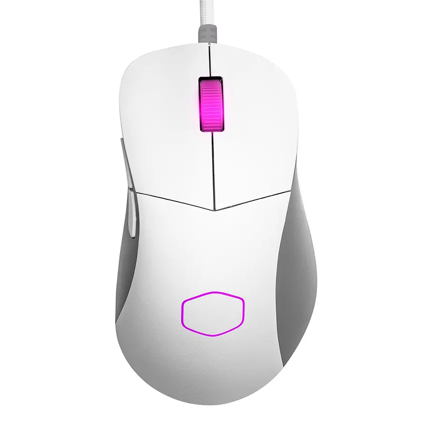 Mouse Cooler Master MM730, Gamer, USB, Blanco