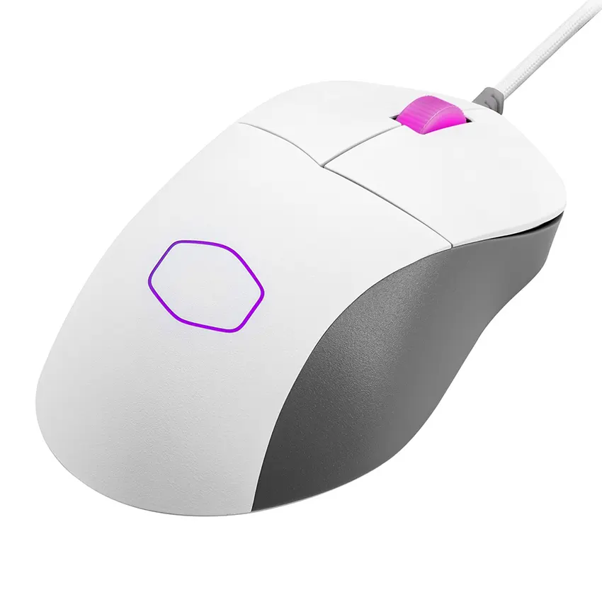 Mouse Cooler Master MM730, Gamer, USB, Blanco
