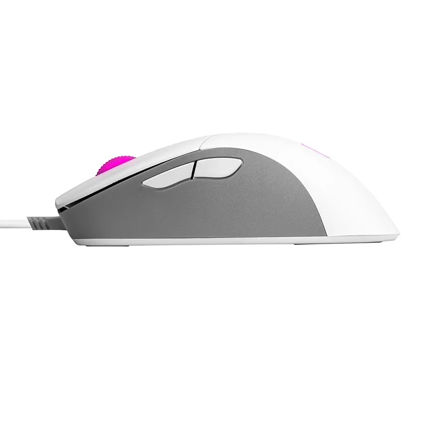 Mouse Cooler Master MM730, Gamer, USB, Blanco