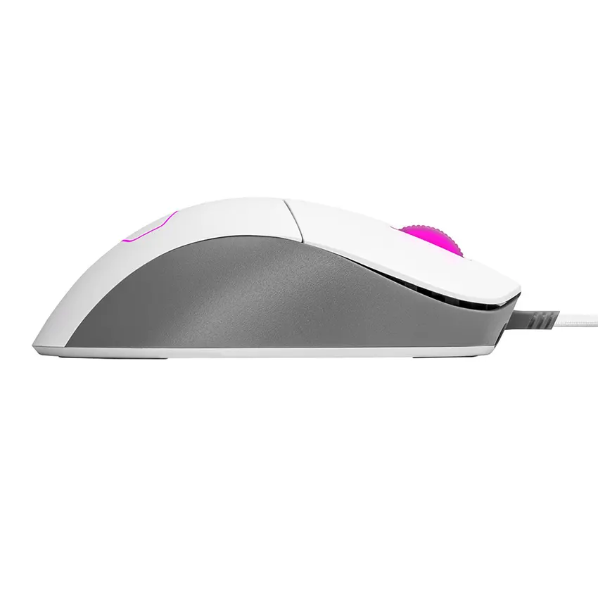 Mouse Cooler Master MM730, Gamer, USB, Blanco