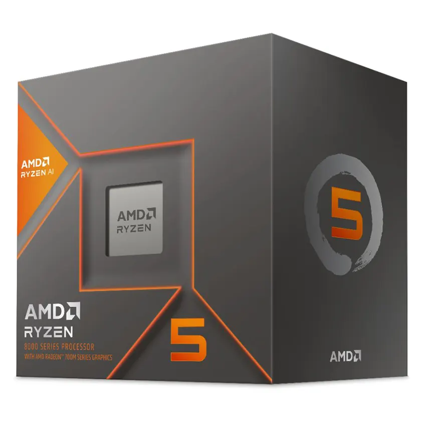 Procesador AMD Ryzen 5 8000G Series, Socket AM5, BOX Procesador AMD Ryzen 5 8000G Series, Socket AM5, BOX