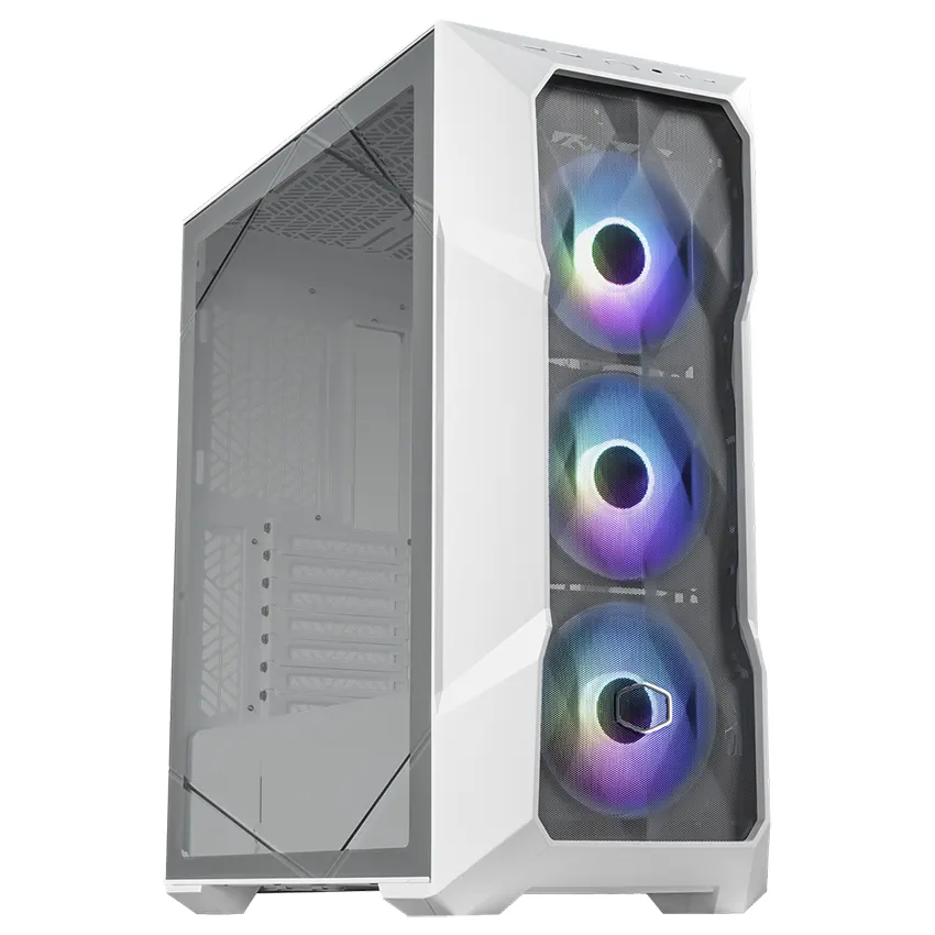 Gabinete Cooler Master MasterBox TD500 Mesh V2, E-ATX, SSI-CEB, Sin Fuente,  Vidrio Templado, Fan 12 cm ARGB, Blanco