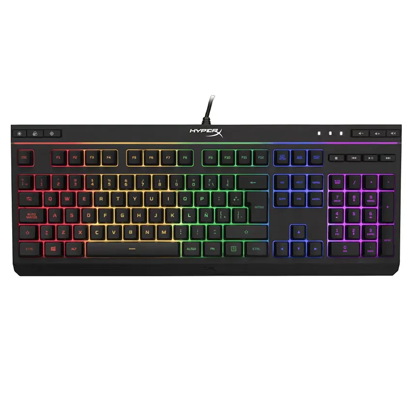 Teclado HyperX Alloy Core RGB, Iluminación LED, Gamer, Español
