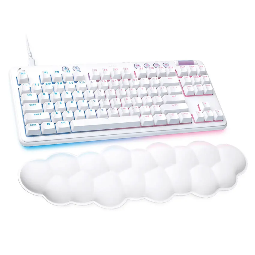 Teclado Logitech G G713 TKL, LIGHTSYNC RGB, Mecánico, Gamer, Blanco