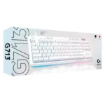 Teclado Logitech G G713 TKL, LIGHTSYNC RGB, Mecánico, Gamer, Blanco