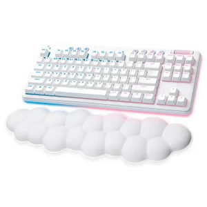 Teclado Inalámbrico Logitech G G715 TKL, LIGHTSYNC RGB, Mecánico, Gamer, Blanco