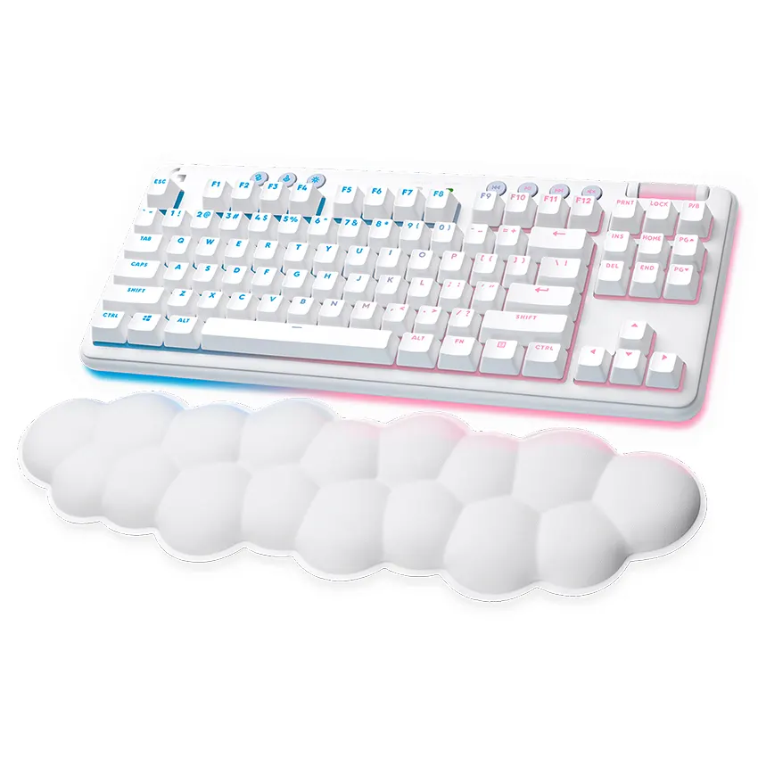Teclado Inalámbrico Logitech G G715 TKL, LIGHTSYNC RGB, Mecánico, Gamer, Blanco Teclado Inalámbrico Logitech G G715 TKL, LIGHTSYNC RGB, Mecánico, Gamer, Blanco