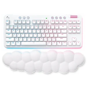 Teclado Inalámbrico Logitech G G715 TKL, LIGHTSYNC RGB, Mecánico, Gamer, Blanco