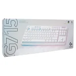 Teclado Inalámbrico Logitech G G715 TKL, LIGHTSYNC RGB, Mecánico, Gamer, Blanco