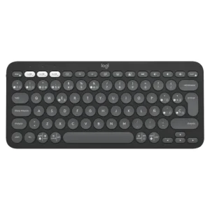 Teclado Inalámbrico Logitech Pebble Keys 2 K380s, Bluetooth, Negro Grafito, Español
