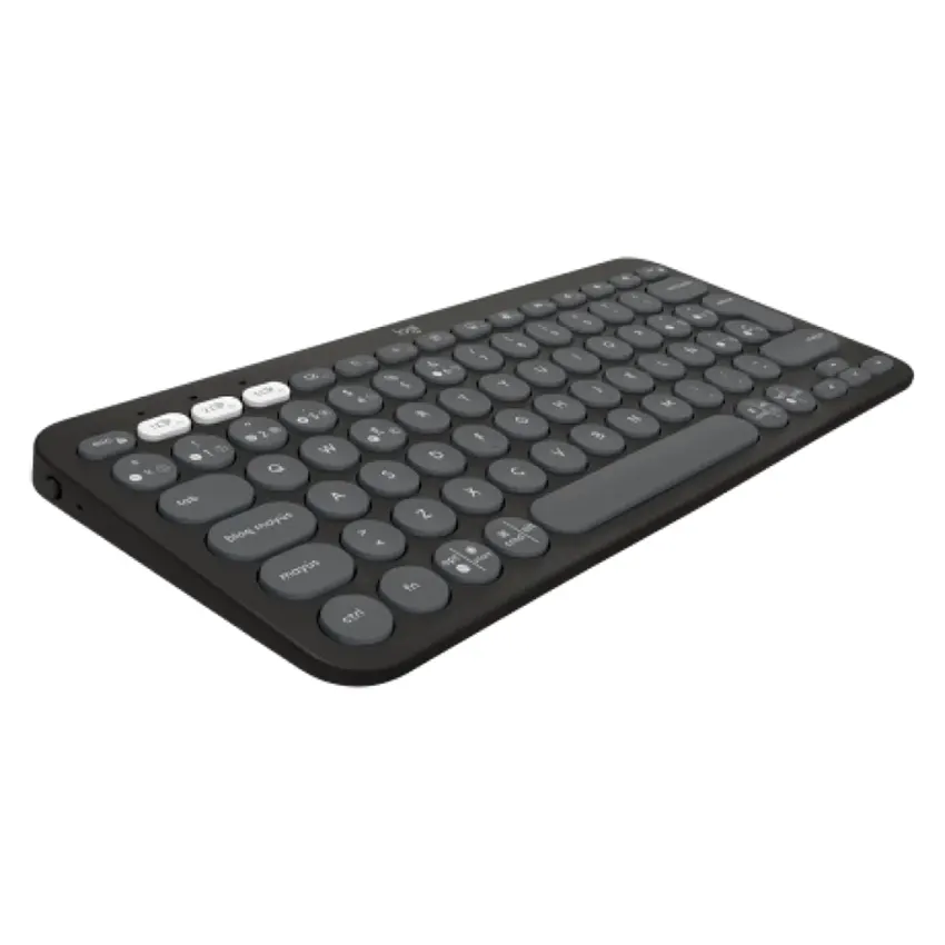Teclado Inalámbrico Logitech Pebble Keys 2 K380s, Bluetooth, Negro Grafito, Español Teclado Inalámbrico Logitech Pebble Keys 2 K380s, Bluetooth, Negro Grafito, Español