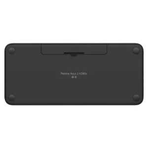 Teclado Inalámbrico Logitech Pebble Keys 2 K380s, Bluetooth, Negro Grafito, Español