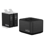 Cargador Doble GoPro con 2 Baterías Enduro para HERO9/HERO10/HERO11/HERO12 Black