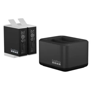Cargador Doble GoPro con 2 Baterías Enduro para HERO9/HERO10/HERO11/HERO12 Black