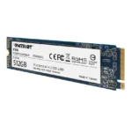 Disco SSD Patriot P300 NVMe 512GB, 3D NAND, PCIe Gen3 x4, M.2 2280