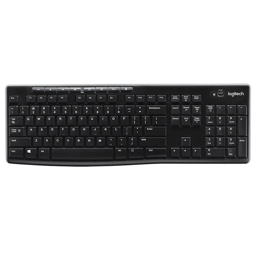 Teclado Inalámbrico Logitech K270, Negro, Español