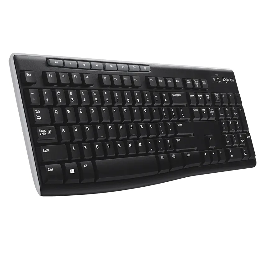 Teclado Inalámbrico Logitech K270, Negro, Español