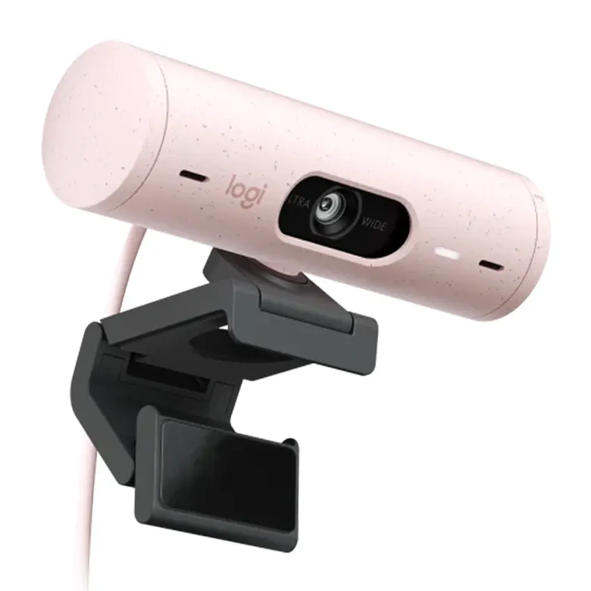 Cámara Web Logitech Brio 500 Rosa Cámara Web Logitech Brio 500 Rosa