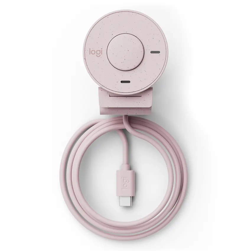 Cámara Web Logitech Brio 300 Rosa