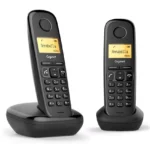 Teléfono inalámbrico Gigaset A270 Duo Negro