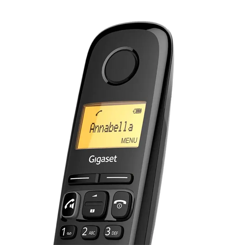 Teléfono inalámbrico Gigaset A270 Duo Negro