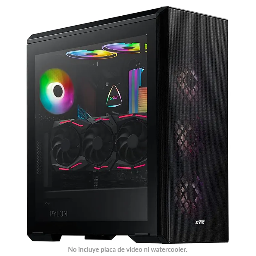 Gabinete ADATA XPG Defender, E-ATX, Sin Fuente, Vidrio Templado, 3 Fan 12 cm ARGB, Negro