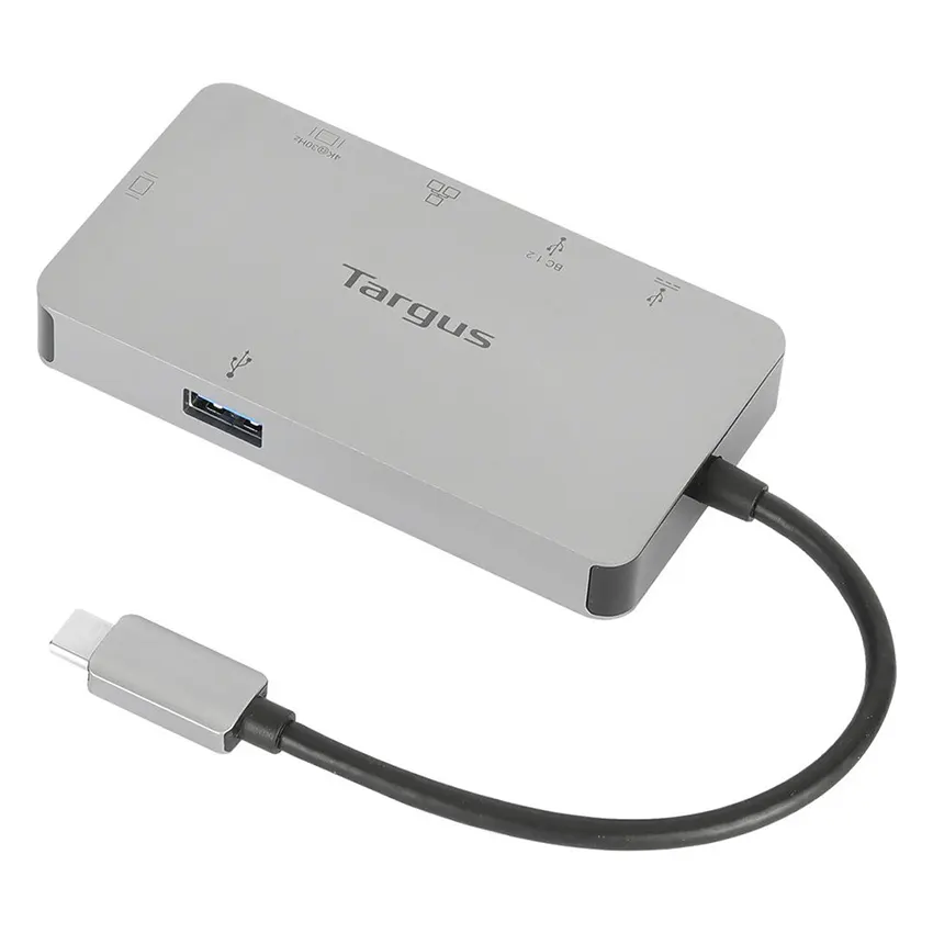 Hub Targus DOCK419USZ, USB-C, 2 Puertos USB 3.2 Gen 1, RJ-45, HDMI 4K, VGA, 100W Power Delivery, Docking Station