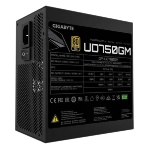 Fuente de alimentación modular Gigabyte UD750GM 750W 80 PLUS Gold