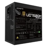 Fuente de alimentación modular Gigabyte UD750GM PG5 750W 80 PLUS Gold, Preparada para PCIe 5.0