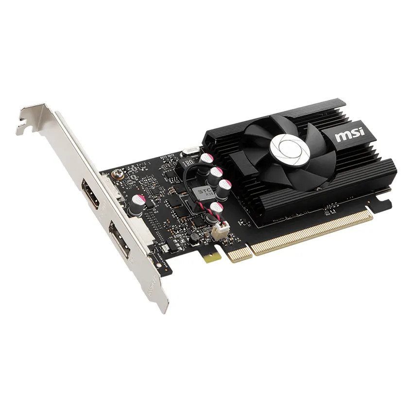 Placa de Video MSI GeForce GT 1030 4GD4 LP OC 4GB DDR4 Placa de Video MSI GeForce GT 1030 4GD4 LP OC 4GB DDR4
