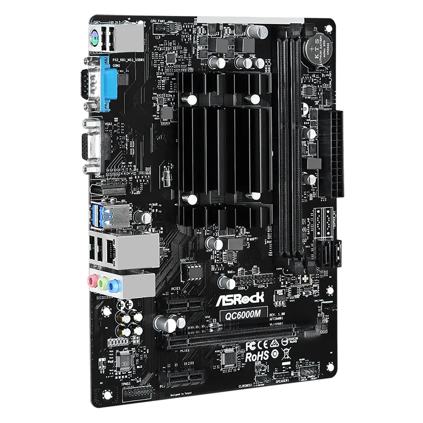 Motherboard ASRock QC6000M, Procesador AMD E2-6110 integrado