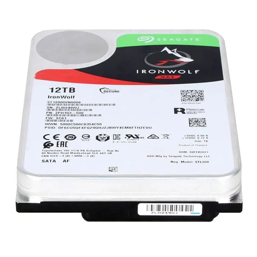 Disco Interno NAS Seagate IronWolf 12TB SATA3 7200rpm 256MB Cache 3.5" (CMR) Disco Interno NAS Seagate IronWolf 12TB SATA3 7200rpm 256MB Cache 3.5" (CMR)