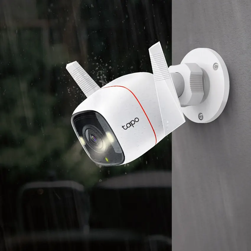 Camara de Seguridad Wi-Fi TP-Link Tapo C320WS, QHD 2K, 4 MP, Visión nocturna, Exterior