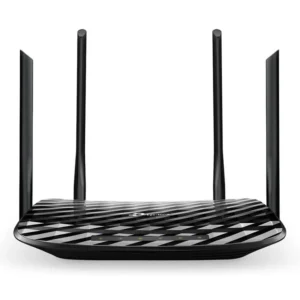 Router Wi-Fi TP-Link Archer C6, AC1200, Doble banda, Negro