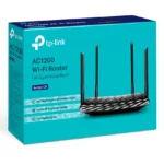 Router Wi-Fi TP-Link Archer C6, AC1200, Doble banda, Negro