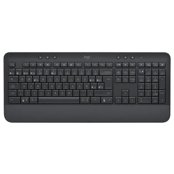 Teclado Inalámbrico Logitech Signature K650, Multidispositivo, Bluetooth, Grafito, Español