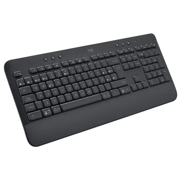 Teclado Inalámbrico Logitech Signature K650, Multidispositivo, Bluetooth, Grafito, Español