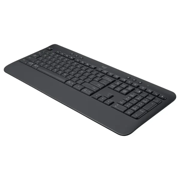 Teclado Inalámbrico Logitech Signature K650, Multidispositivo, Bluetooth, Grafito, Español