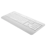 Teclado Inalámbrico Logitech Signature K650, Multidispositivo, Bluetooth, Off White, Español