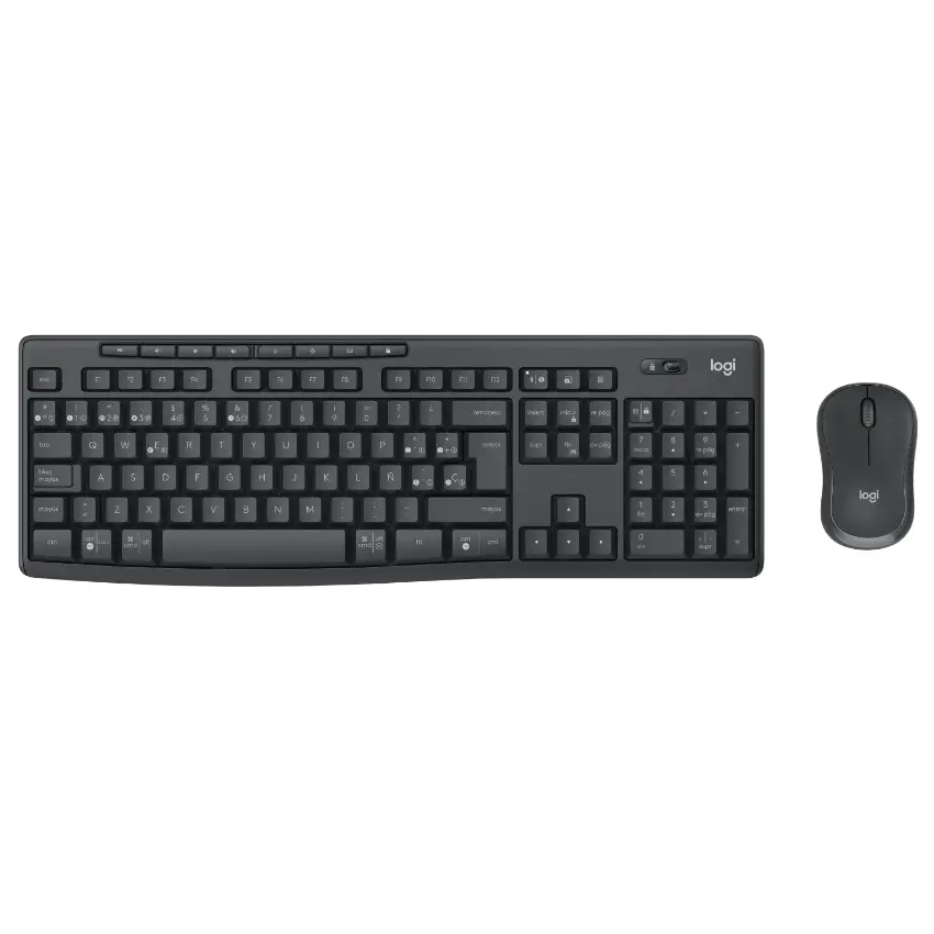 Kit de Teclado y Mouse Inalámbrico Logitech MK370 Combo for Business, Negro, Español