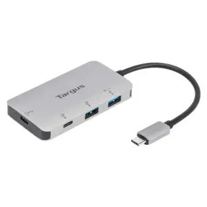 Hub Targus ACH228USZ, 2 USB-C, 2 Puertos USB 3.2 Gen 1, 100W Power Delivery