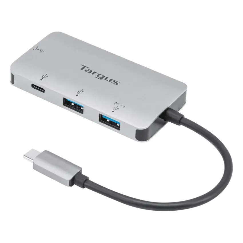 Hub Targus ACH228USZ, 2 USB-C, 2 Puertos USB 3.2 Gen 1, 100W Power Delivery