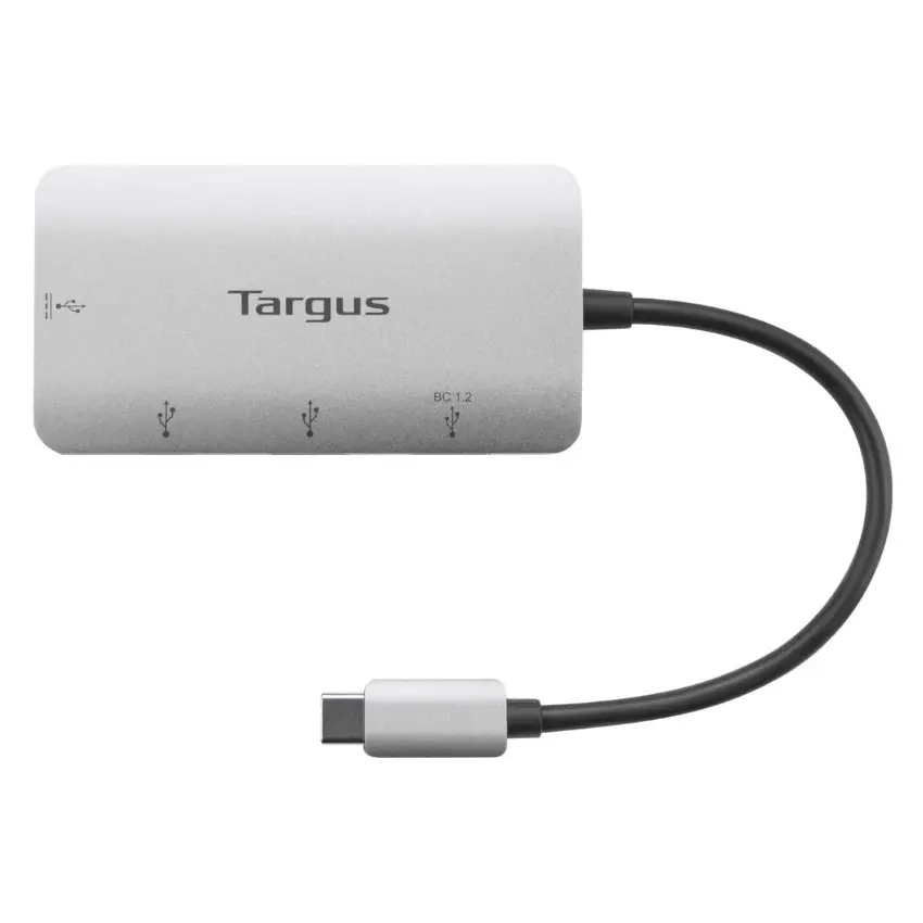 Hub Targus ACH228USZ, 2 USB-C, 2 Puertos USB 3.2 Gen 1, 100W Power Delivery