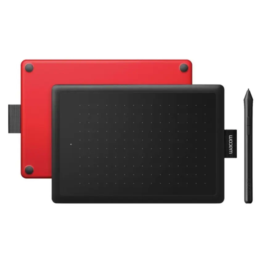 Tableta Gráfica Wacom One by Wacom (Negra/Roja)