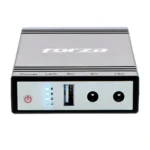 UPS Portátil Forza DC-140USB de 14 W y banco de energía, puerto USB, salidas de 5/9/12 VCC